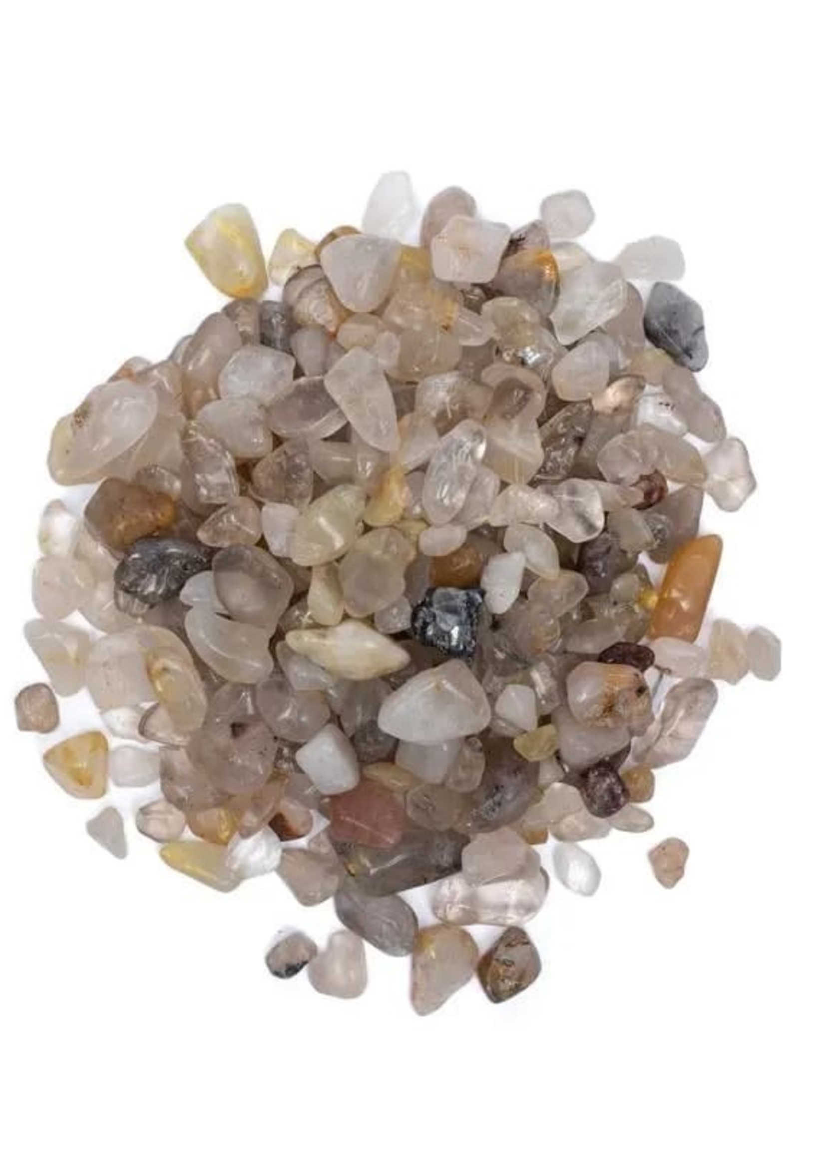 Hug stones Rutilated Quartz S - bag of 100 grams