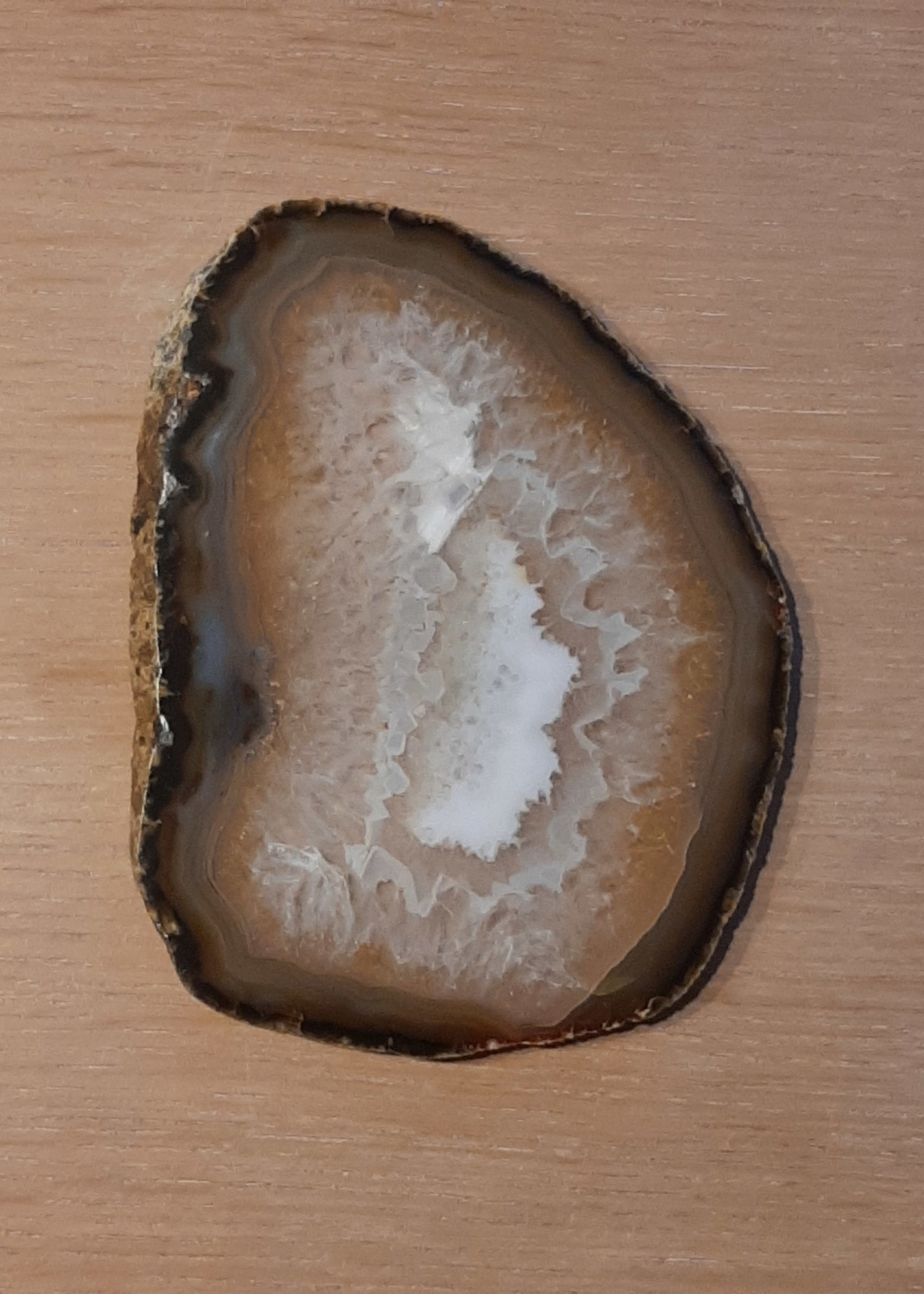 Agate disc natural 12 - 14 cm