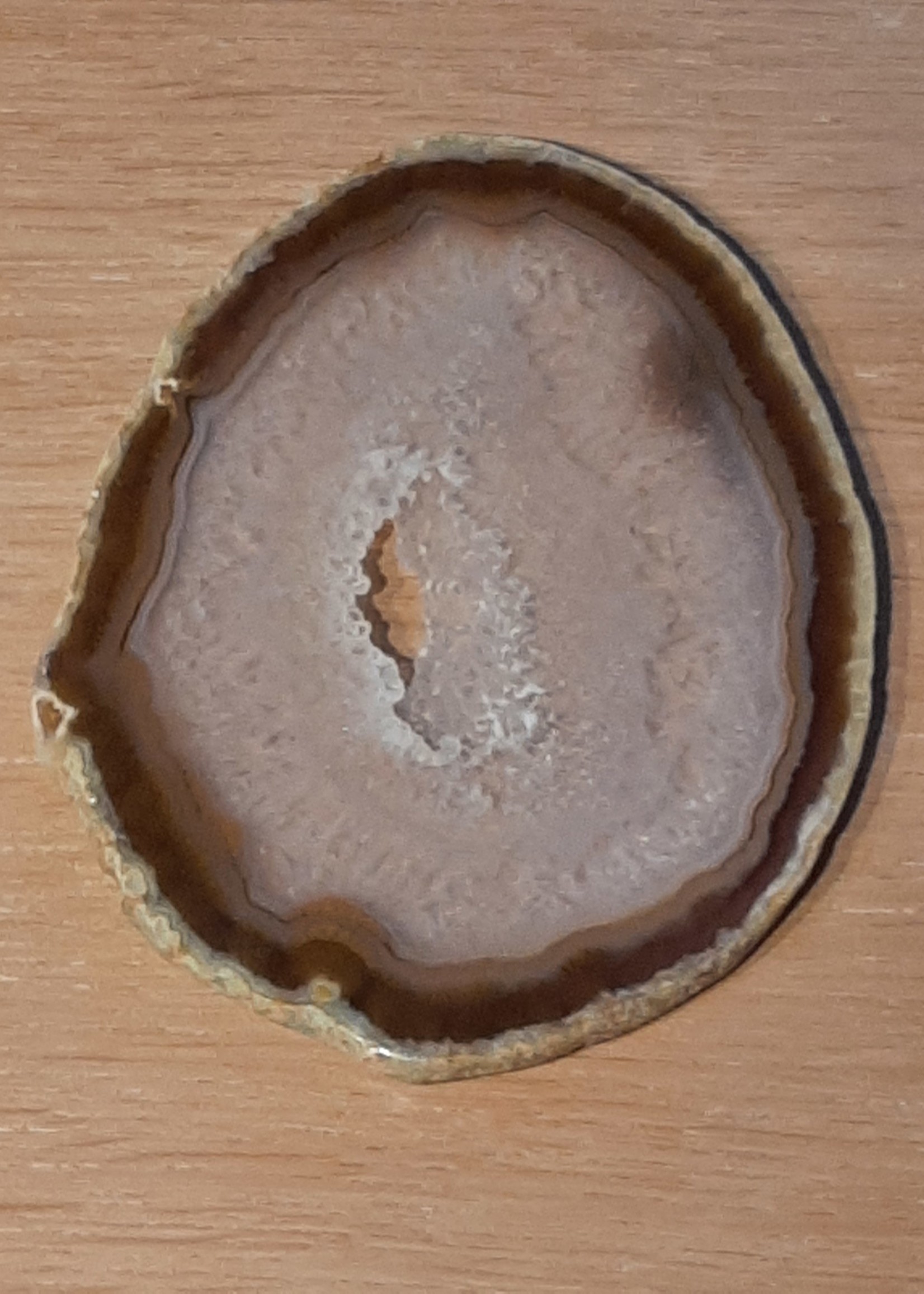 Agate disc natural 12 - 14 cm