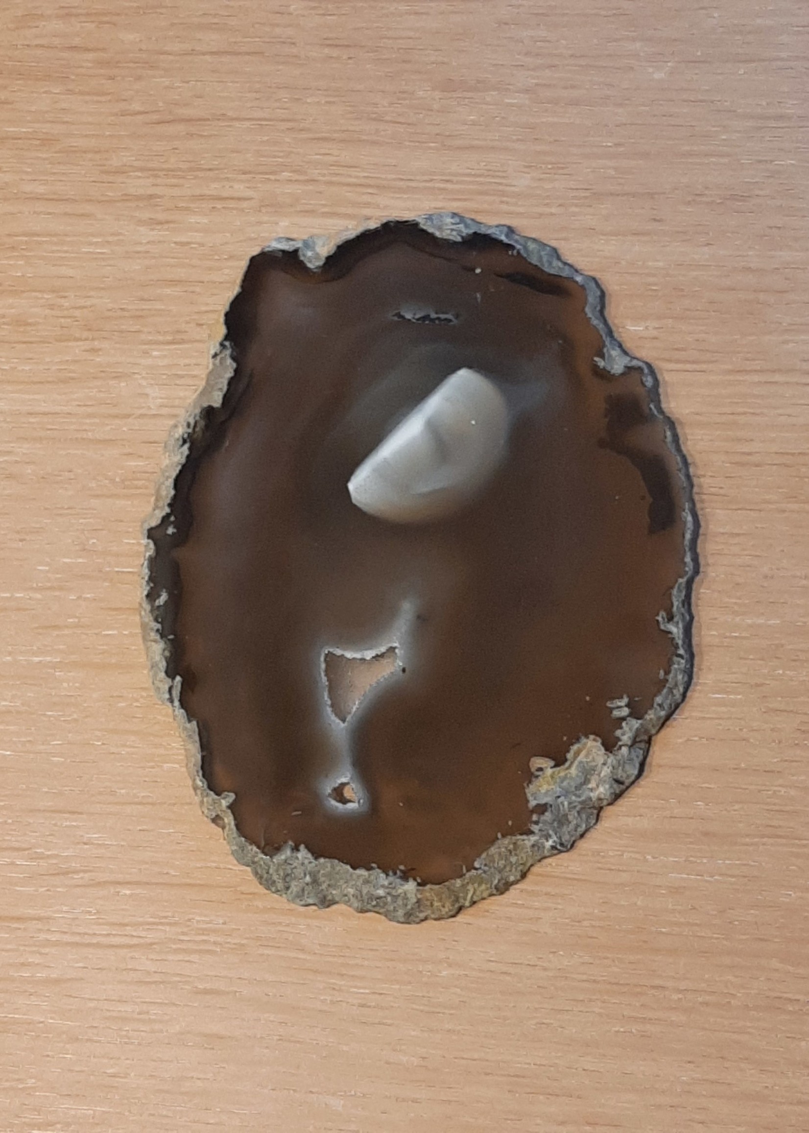 Agate disc natural 12 - 14 cm