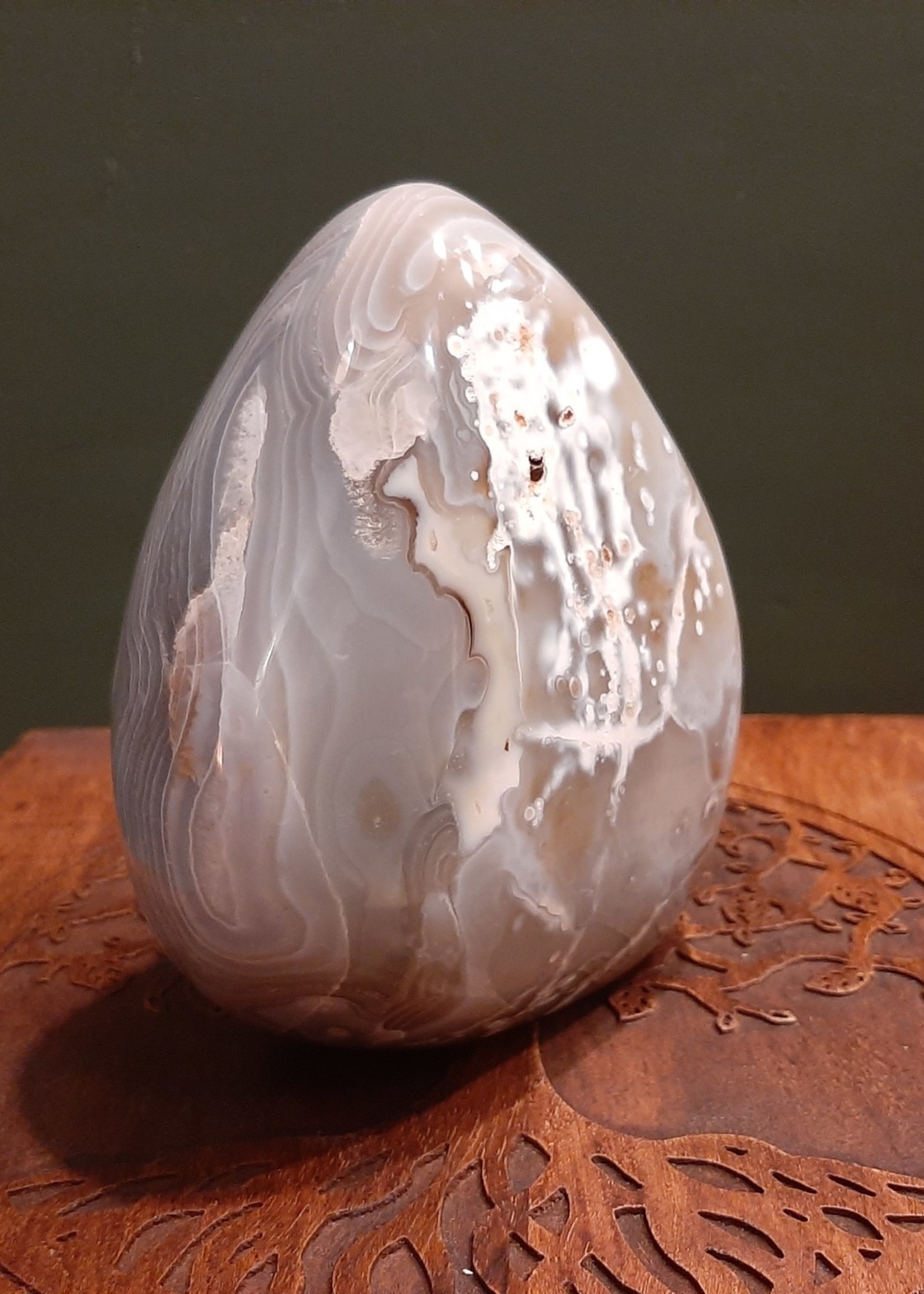 Large decorative stone Agate 15 cm