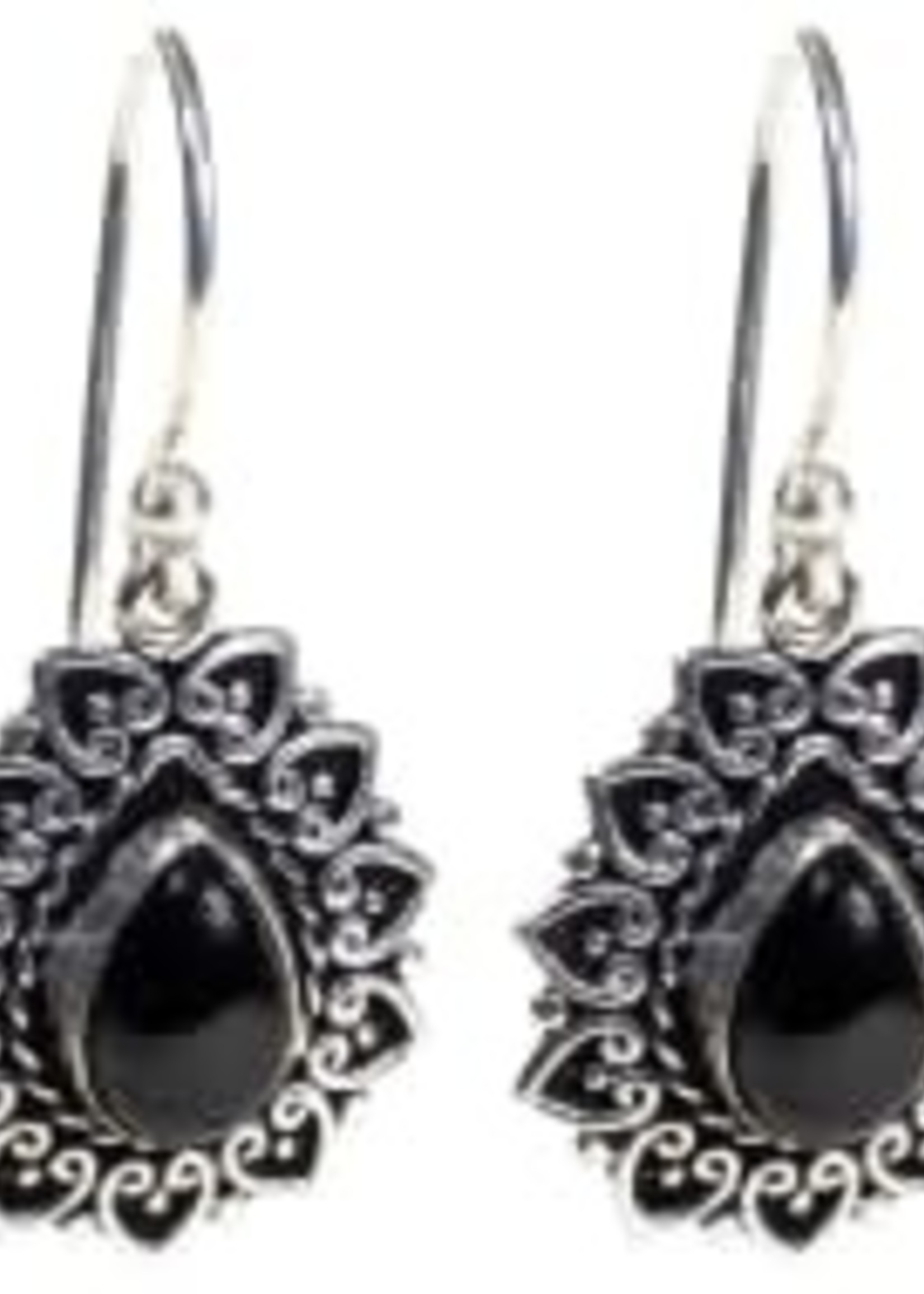 Earrings Black Tourmaline