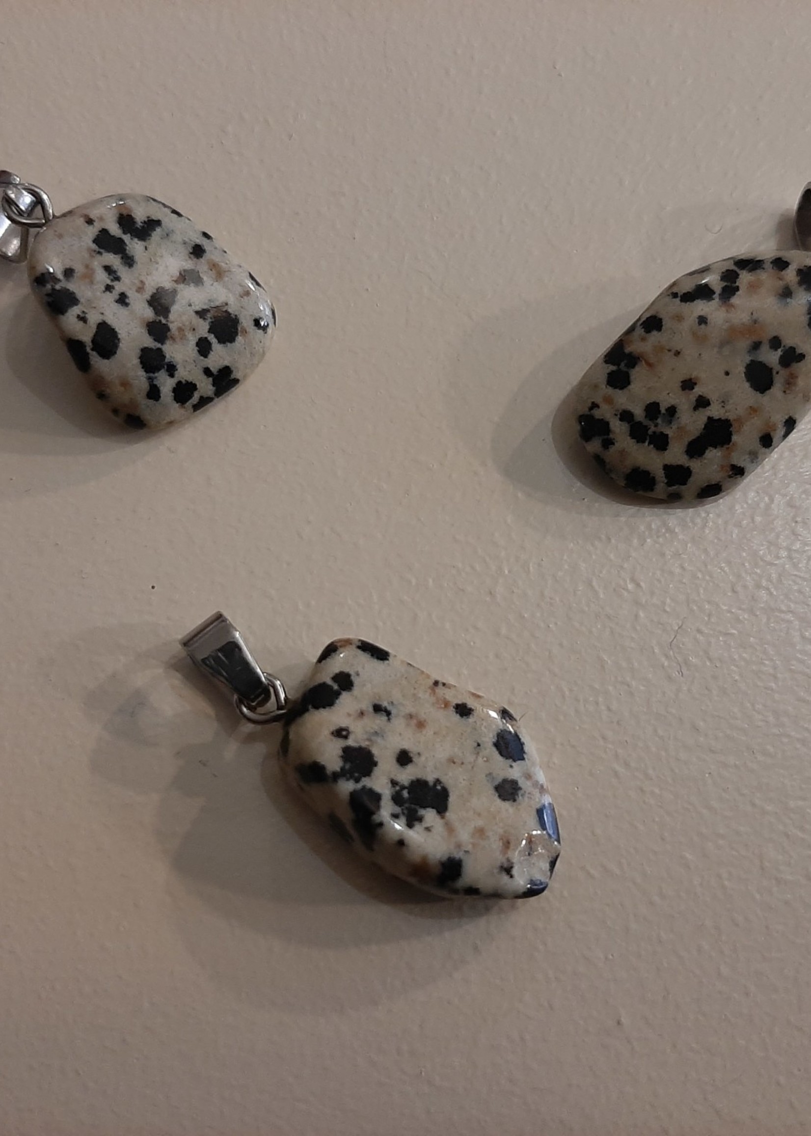 Pendant dalmatian Jasper