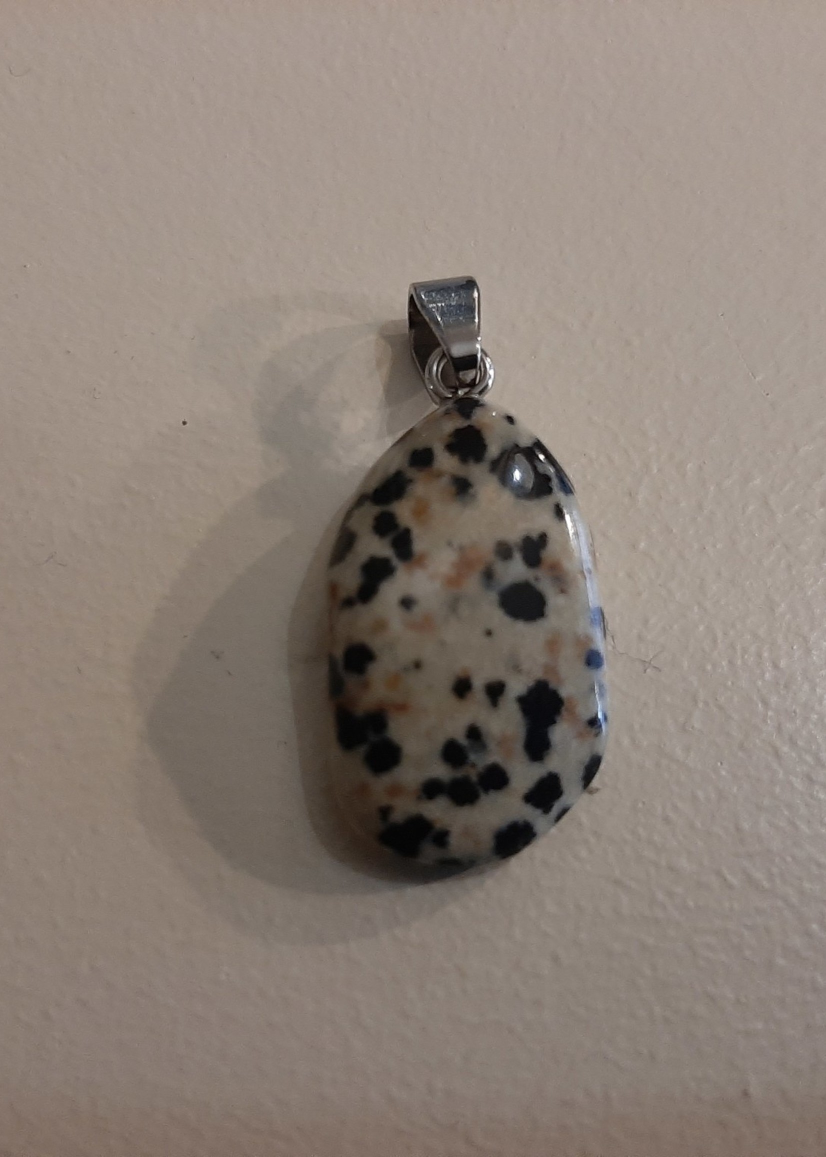 Pendant dalmatian Jasper