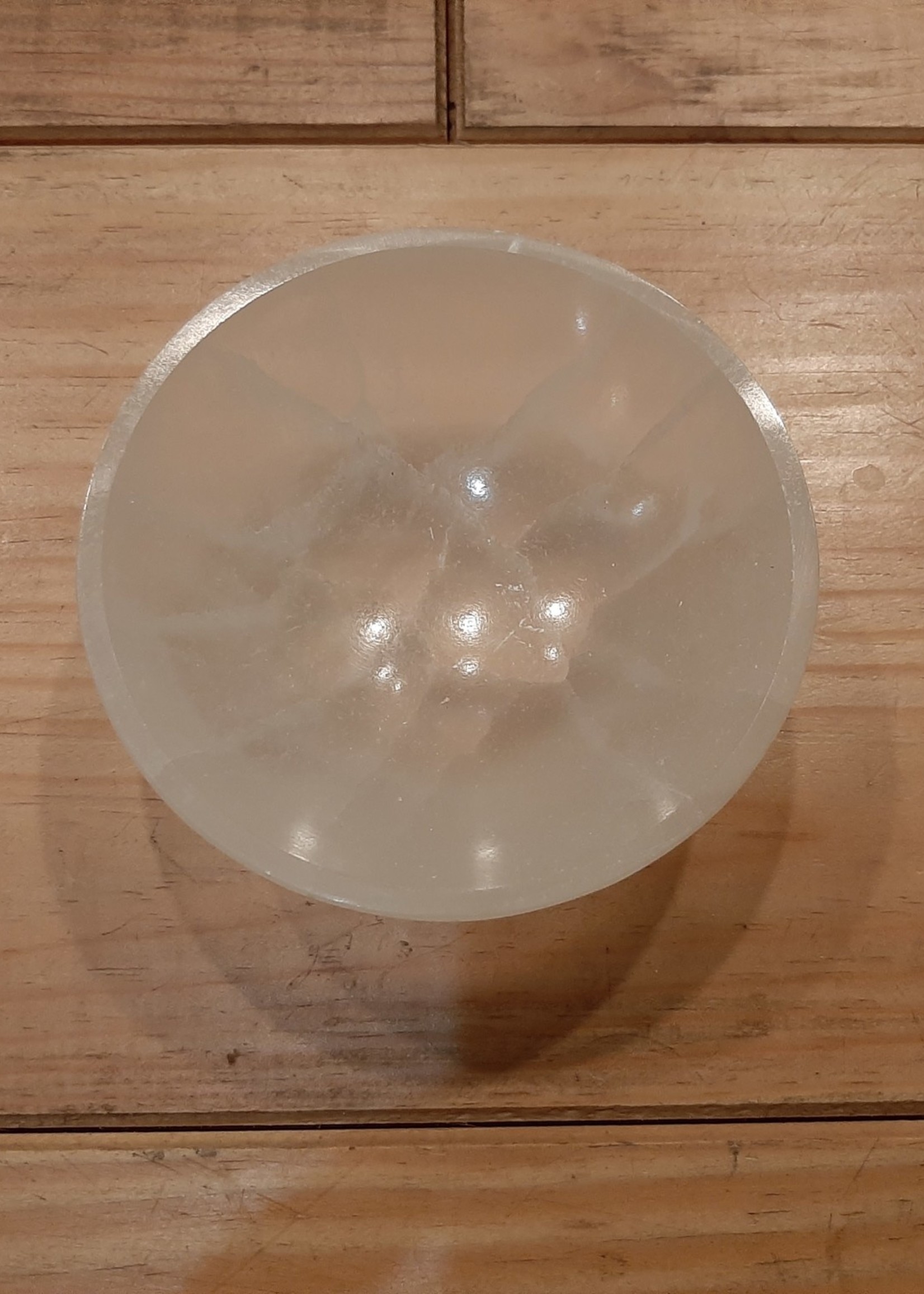 Bowl Selenite White round 10 cm