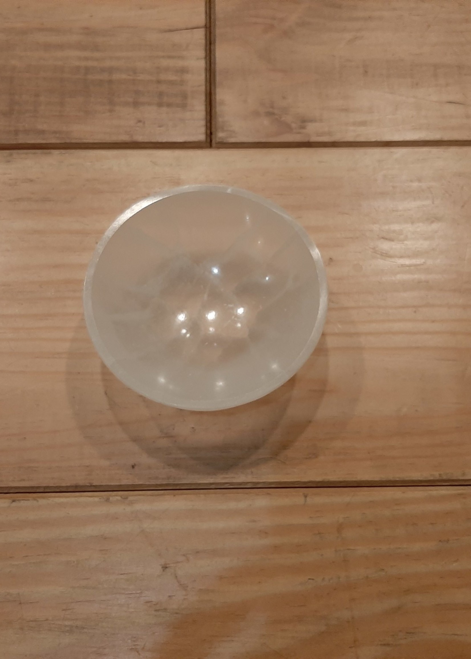 Bowl Selenite White round 10 cm