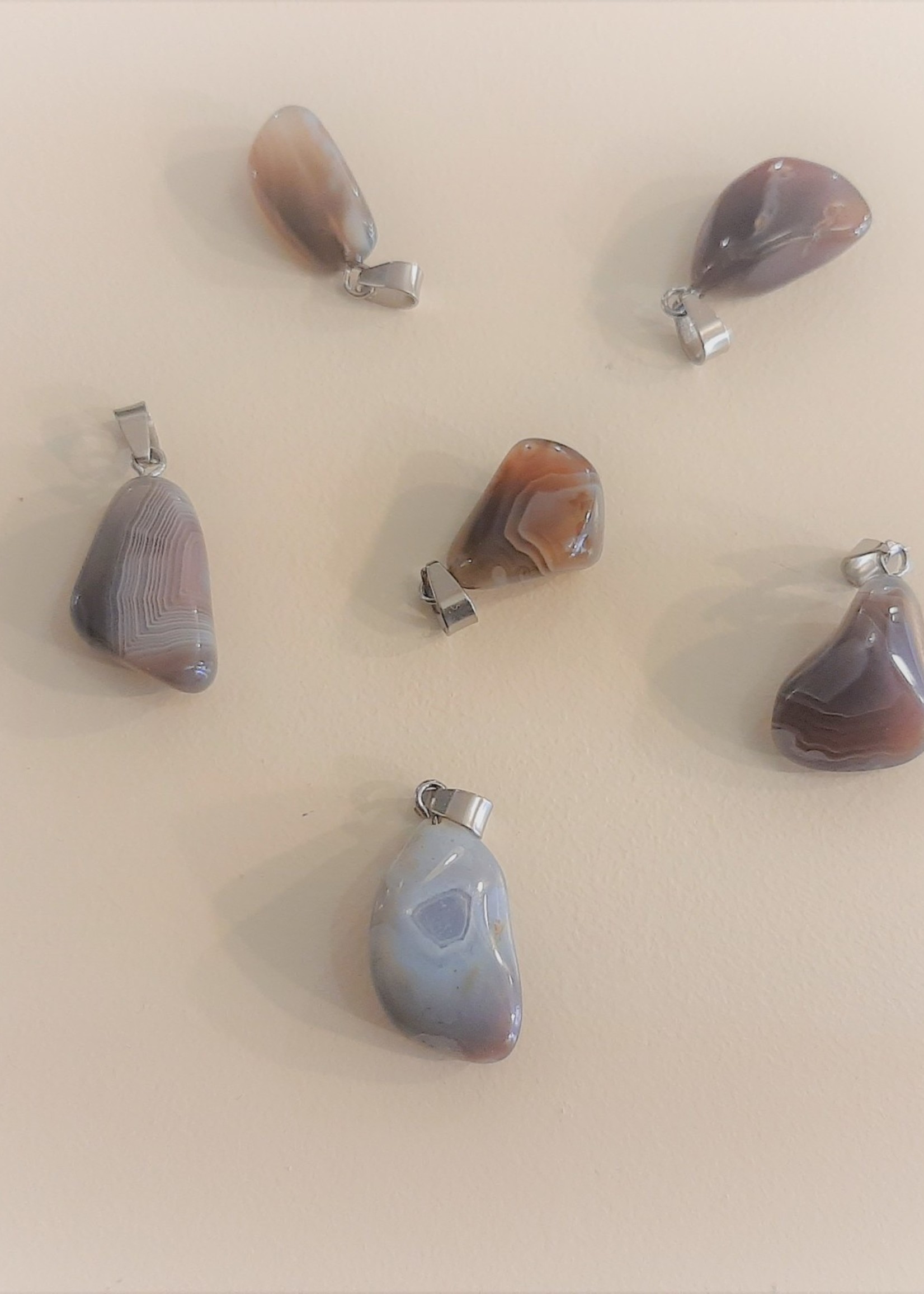 Pendentif Agate Botswana