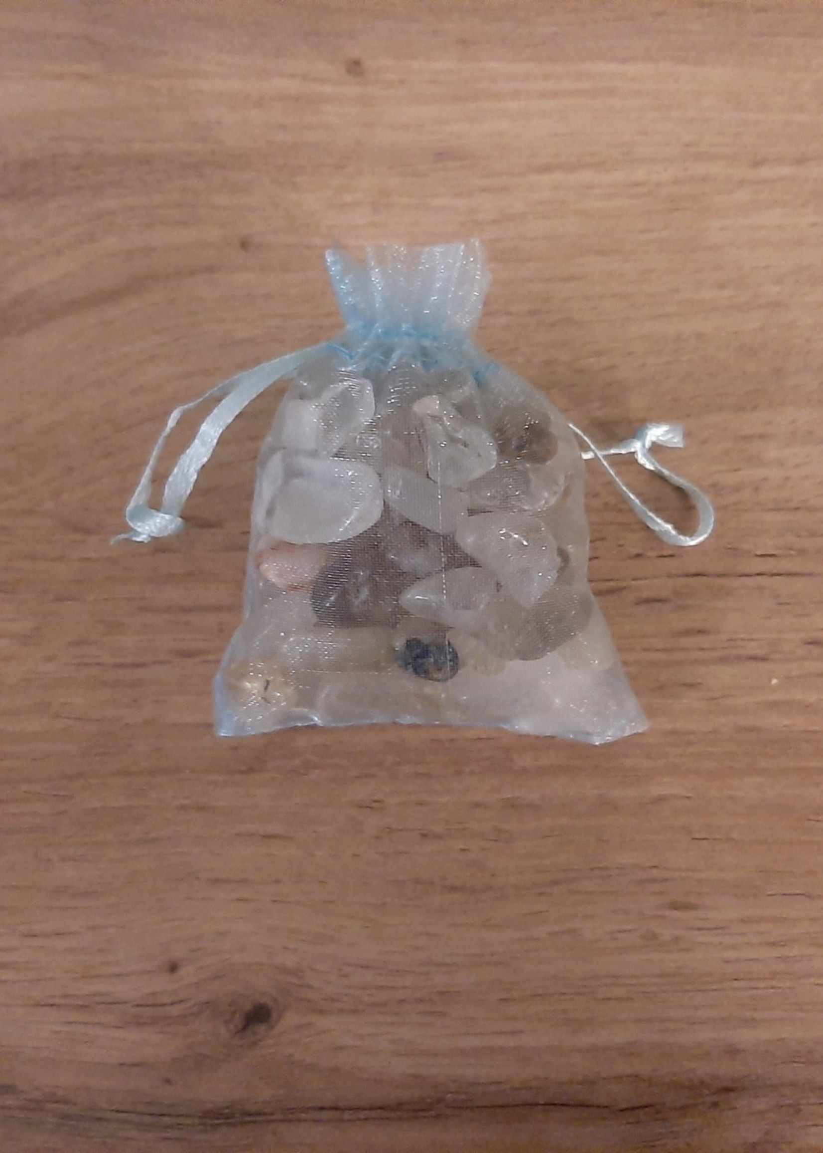 Hug stones Rutilated Quartz S - bag of 100 grams