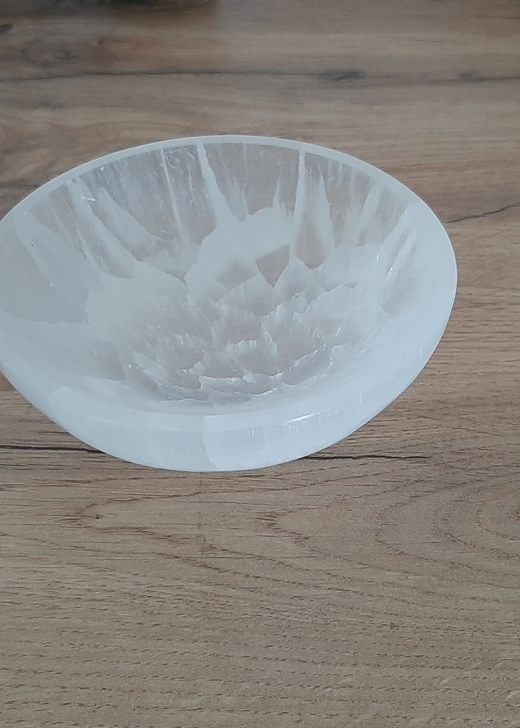 Bowl Selenite White round 12 cm