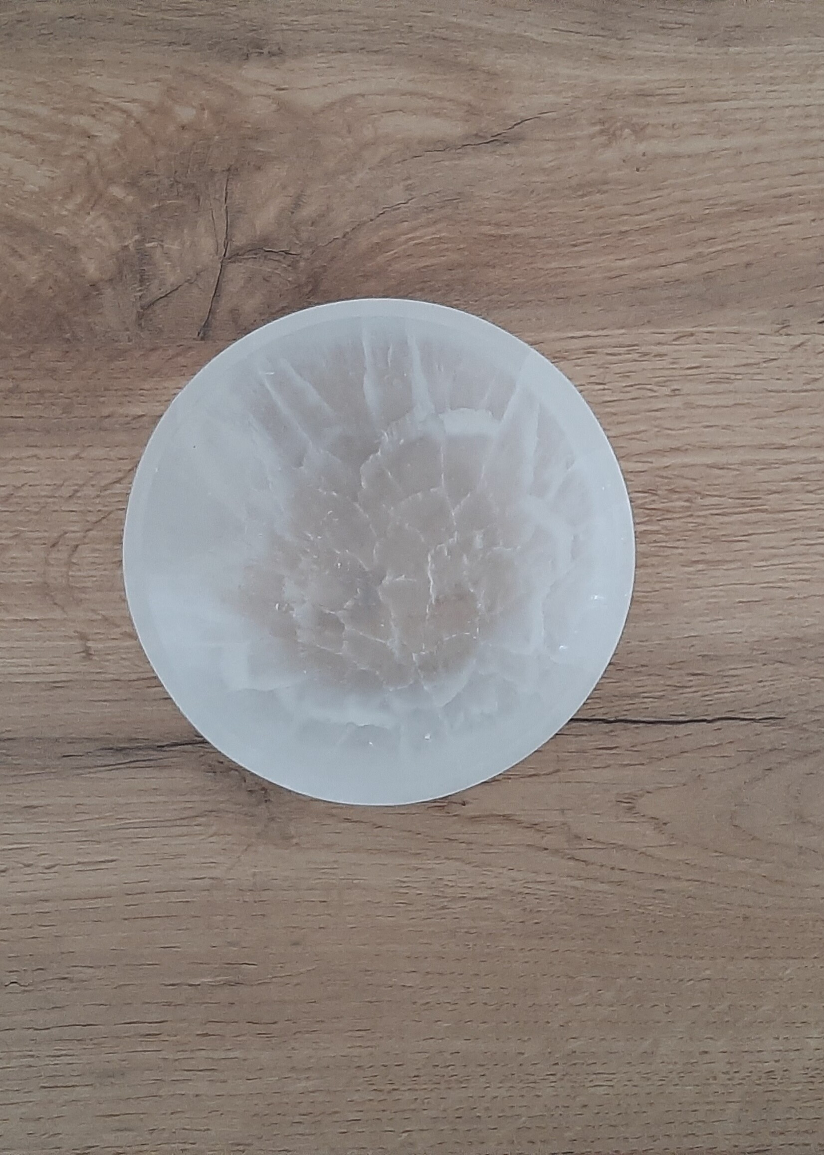 Bowl Selenite White round 12 cm