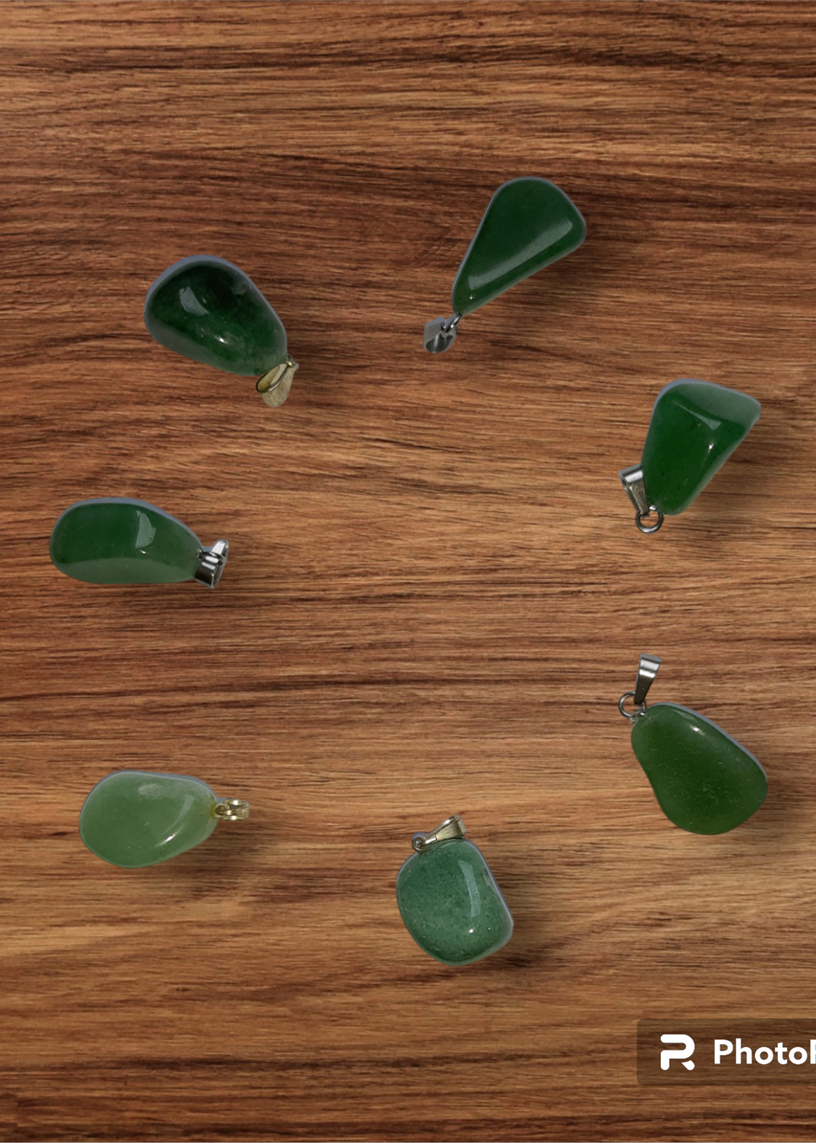 Pendant Green Aventurine drilled