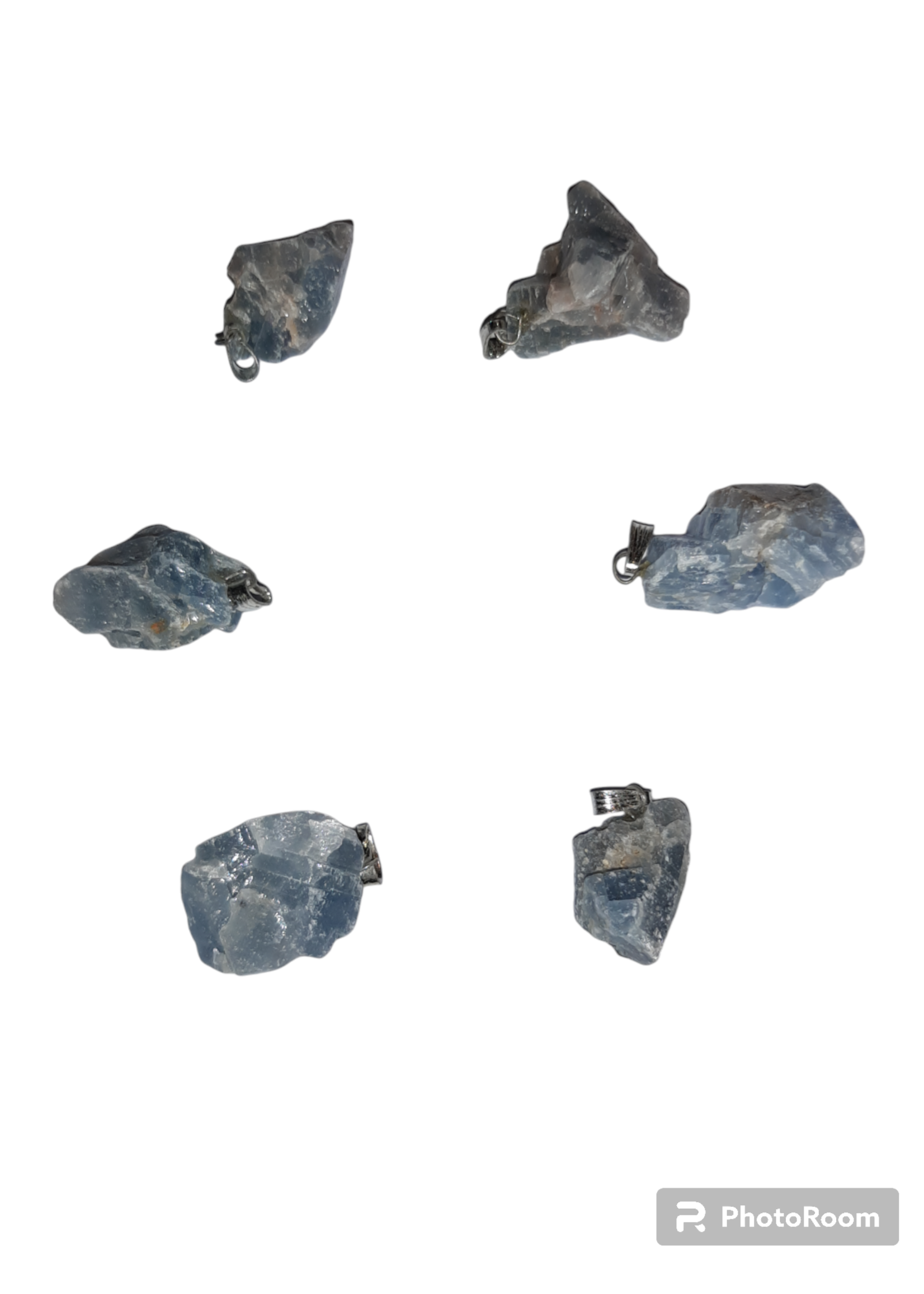 Pendant Blue Calcite rough