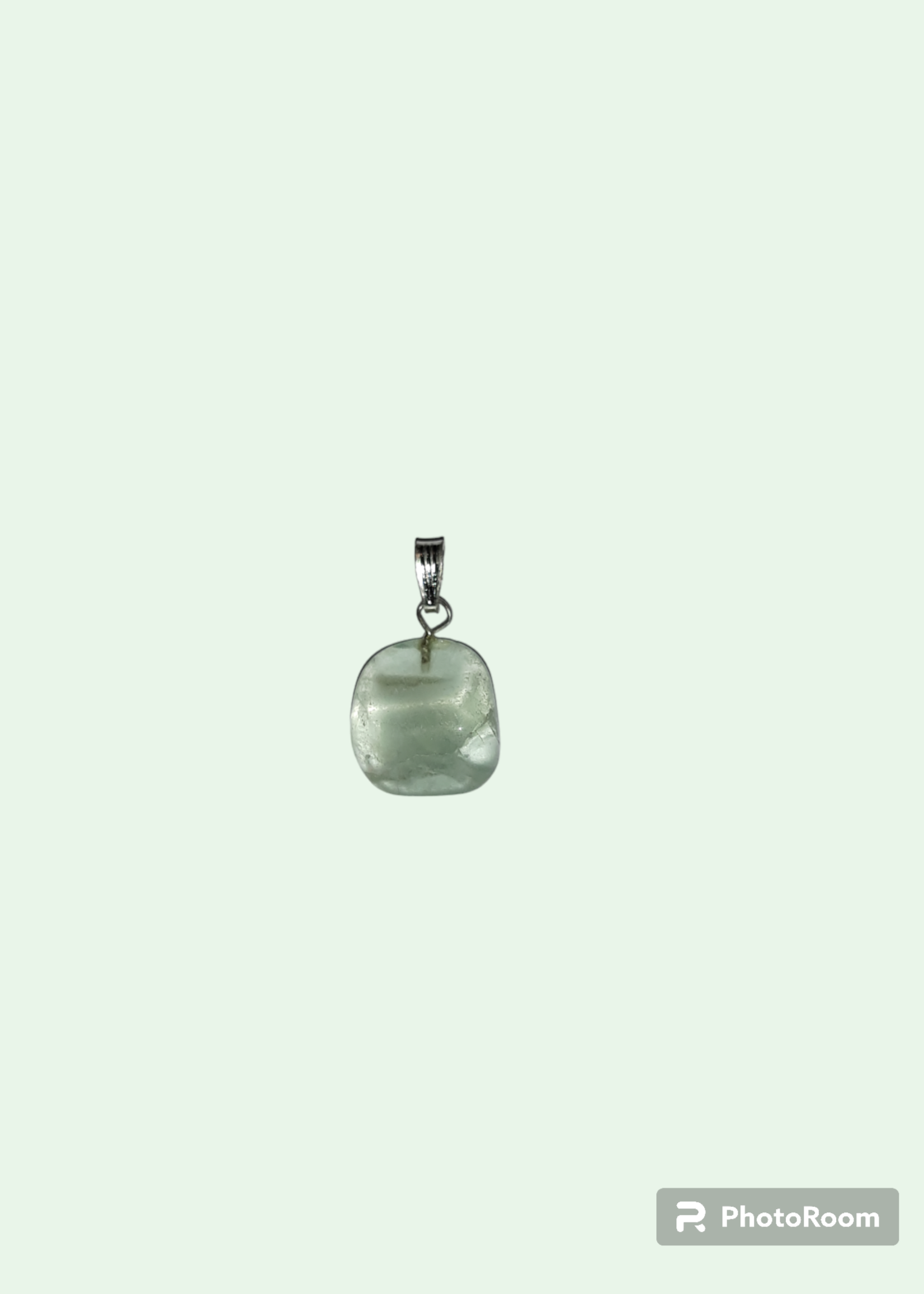 Pendentif Calcite Verte percé