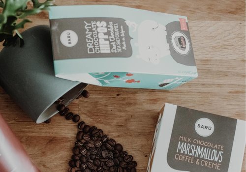 Chocolade, granola en Drankpoeders