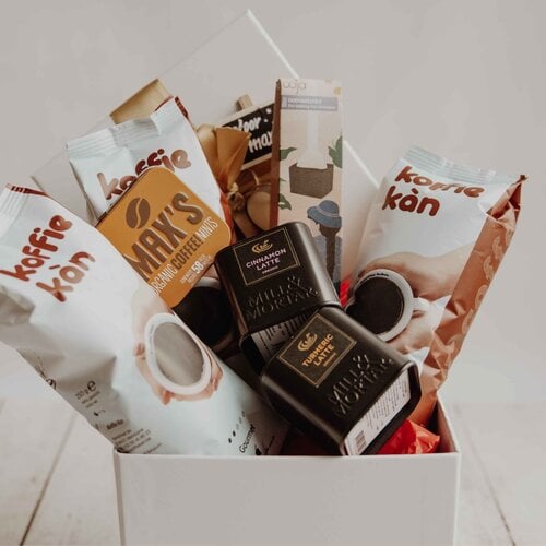 Custom Coffee & Tea Gift Boxes with Gourmet Treats