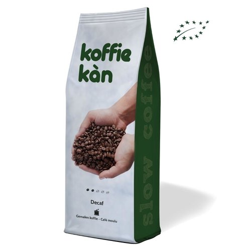 Koffie Kàn Bio Decaf Gemalen - 100% biologische koffie