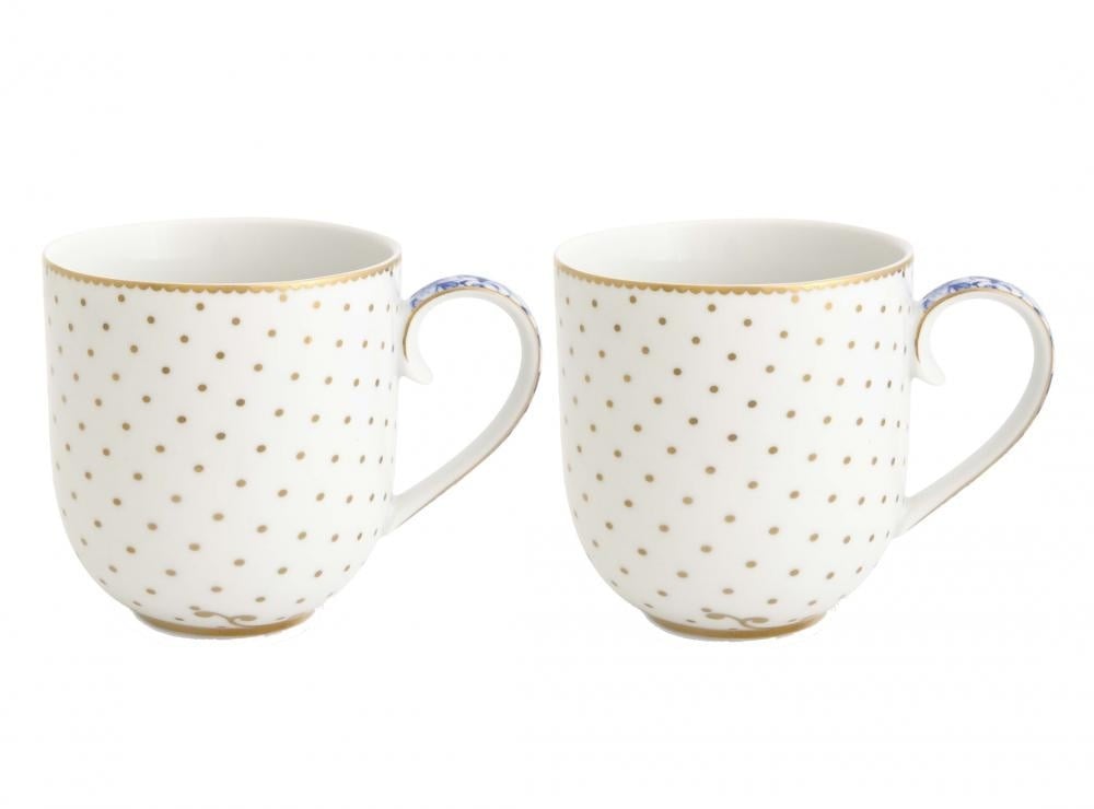 PIP Studio Coffee & Tea Cup Royal White 325ml - Set of 2 - Koffie Kàn