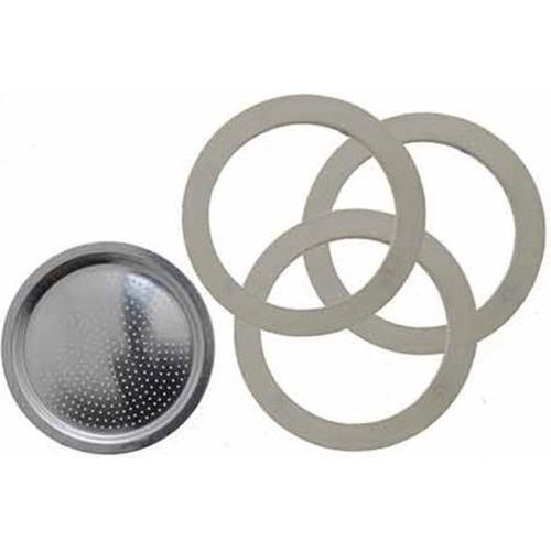 Bialetti Filter Plate & x Rubber Rings 6 cup