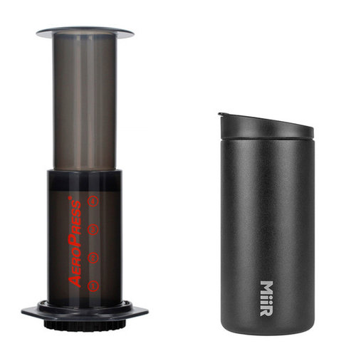 Aeropress Gift set -  AeroPress GO + MiiR Travel Tumbler