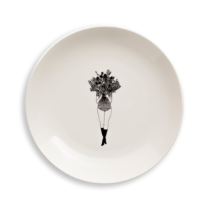 helen b. Assiette en porcelaine