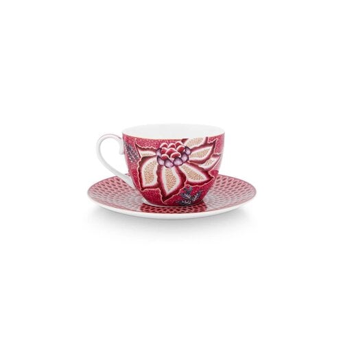 PIP Studio PIP Studio - Cup & Saucer Flower Festival - set of 2