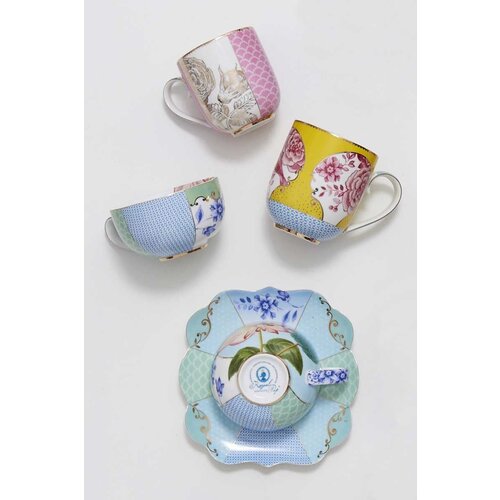 PIP Studio PIP Studio - Cup & Saucer - Royal Flowers - 225ml