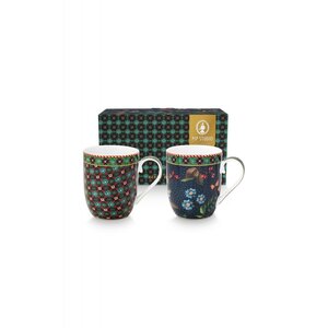 PIP Studio Mok Berry Blues - set van 2
