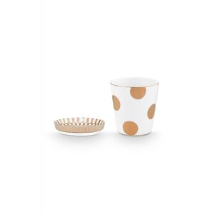 PIP Studio Mok & Schotel Dot Delight - set van 2