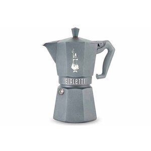 Bialetti Moka Exclusive Cafetière - 6T Silver Grey