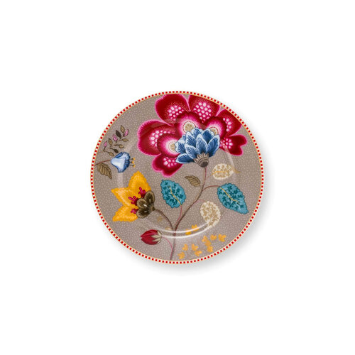 PIP Studio PIP Studio: Gebaksbord Blooming Tales Fantasy Khaki 17cm