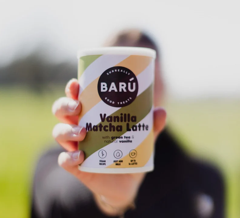 Barù Vanilla Matcha Latte poeder 250g — groene thee latte met vanille