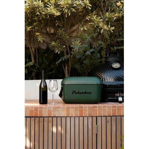 Polarbox Polarbox Cooler Green Forest Black 12L – Stylish retro cooler box Polarbox Polarbox Cooler Green Forest Black 12L – Stylish retro cooler box
