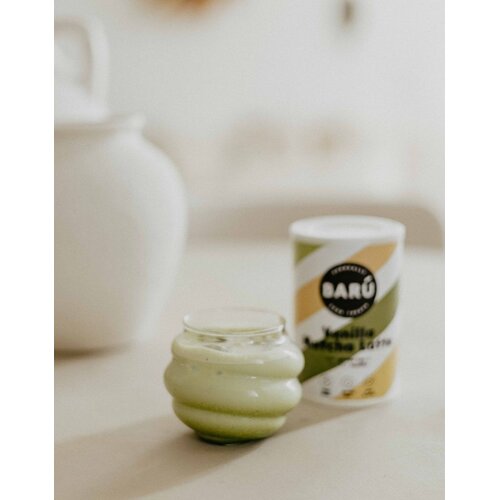 Barù Barù - Vanilla Matcha Latte 250g – Romige matcha latte met zachte vanilletoets