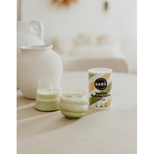 Barù Barù - Vanilla Matcha Latte 250g – Romige matcha latte met zachte vanilletoets