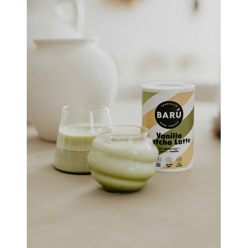 Barù Barù - Vanilla Matcha Latte 250g – Romige matcha latte met zachte vanilletoets