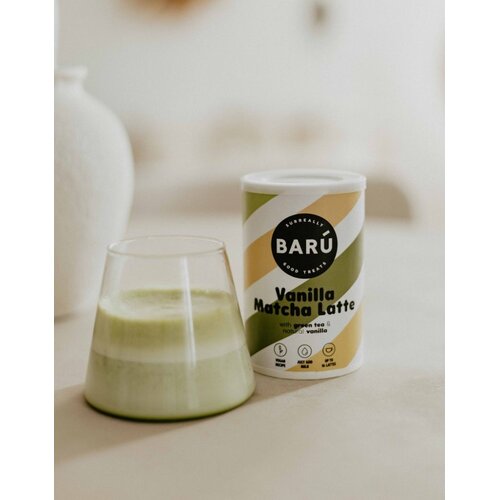 Barù Barù - Vanilla Matcha Latte 250g – Romige matcha latte met zachte vanilletoets
