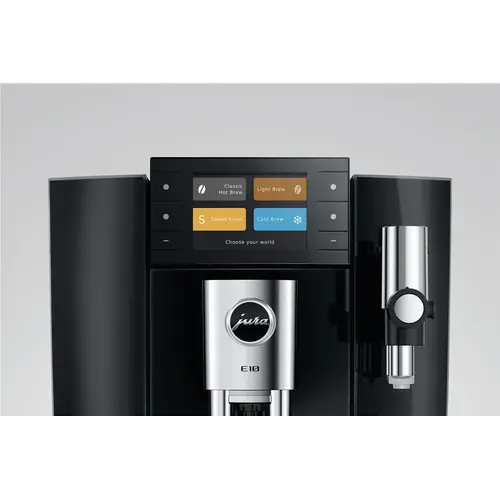 Jura JURA E10 Diamond Black | Volautomaat met Cold Brew Jura JURA E10 Diamond Black | Volautomaat met Cold Brew