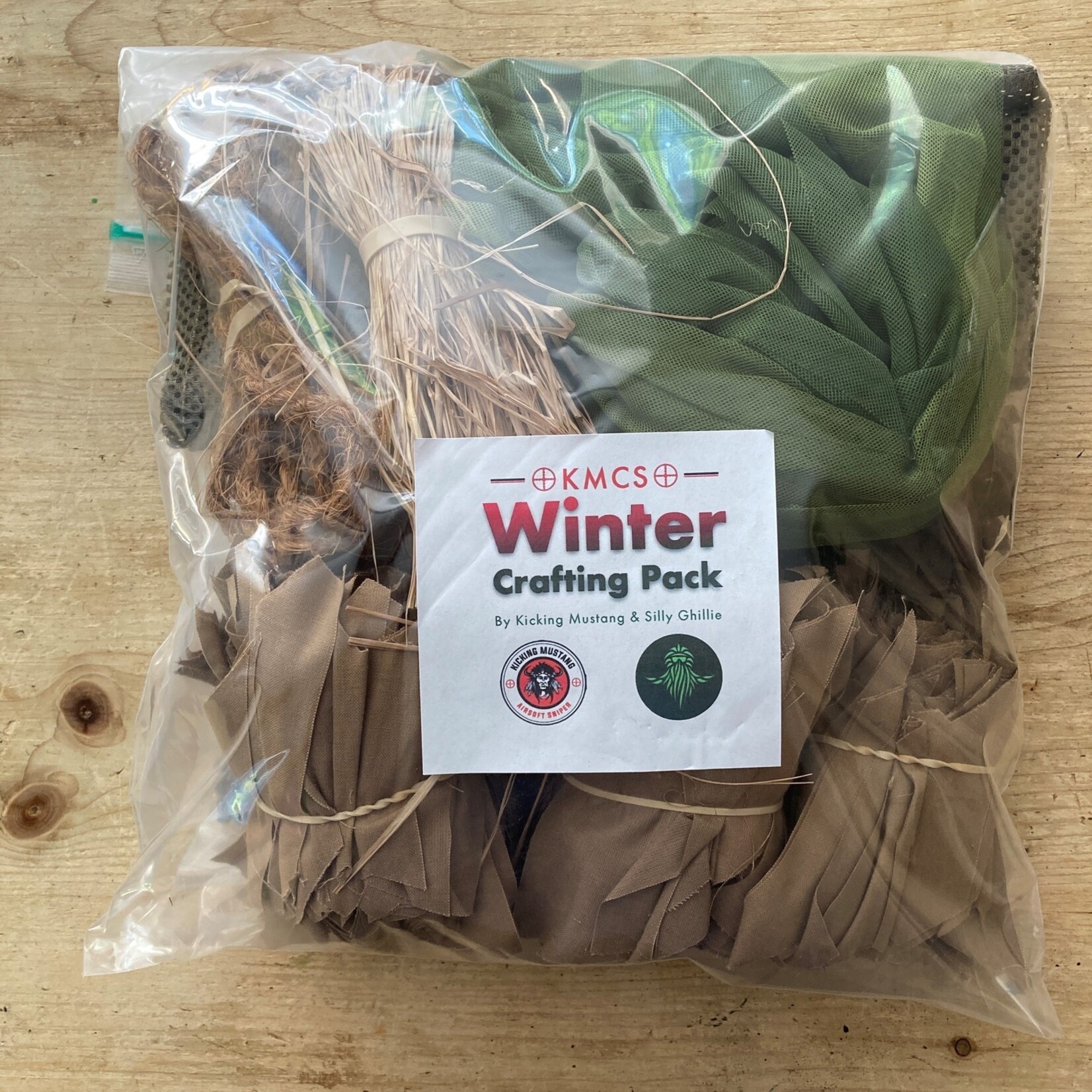Kicking Mustang / Silly Ghillie KMCS Winter Crafting Kit