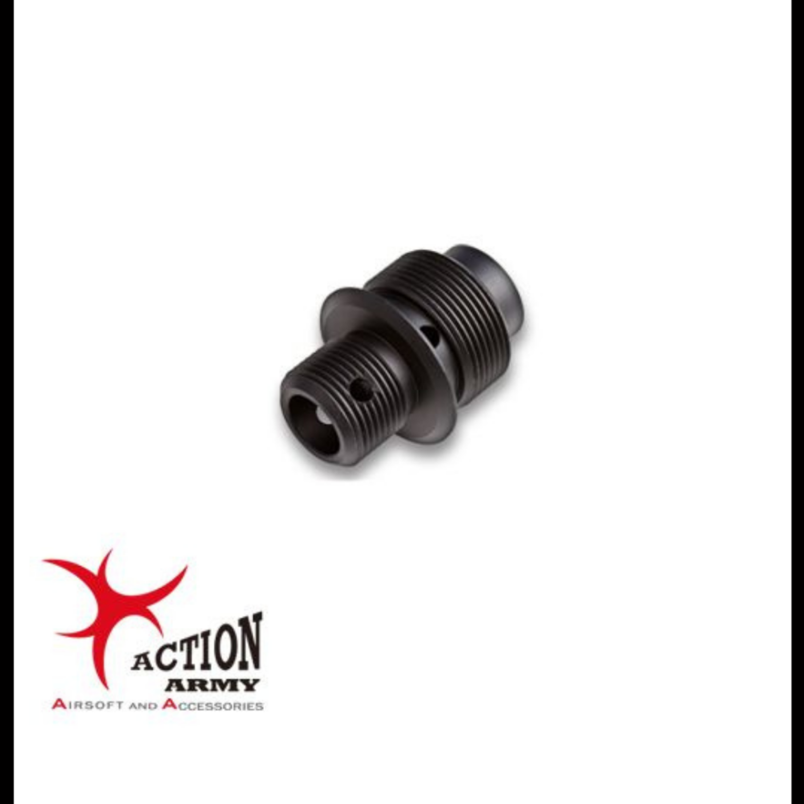 Action Army VSR-10 Silencer Adapter CCW Black