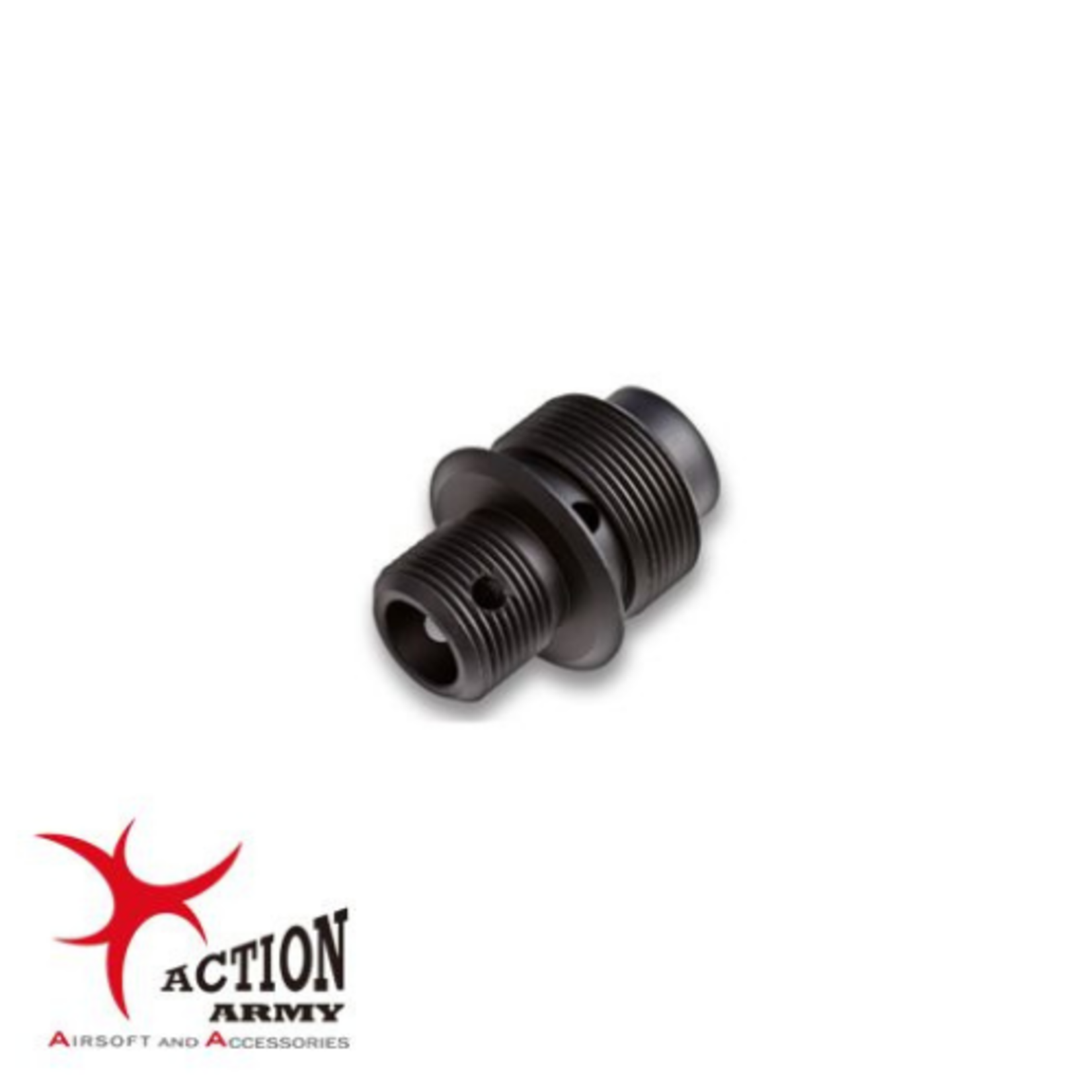 Action Army VSR-10 Silencer Adapter CCW Black