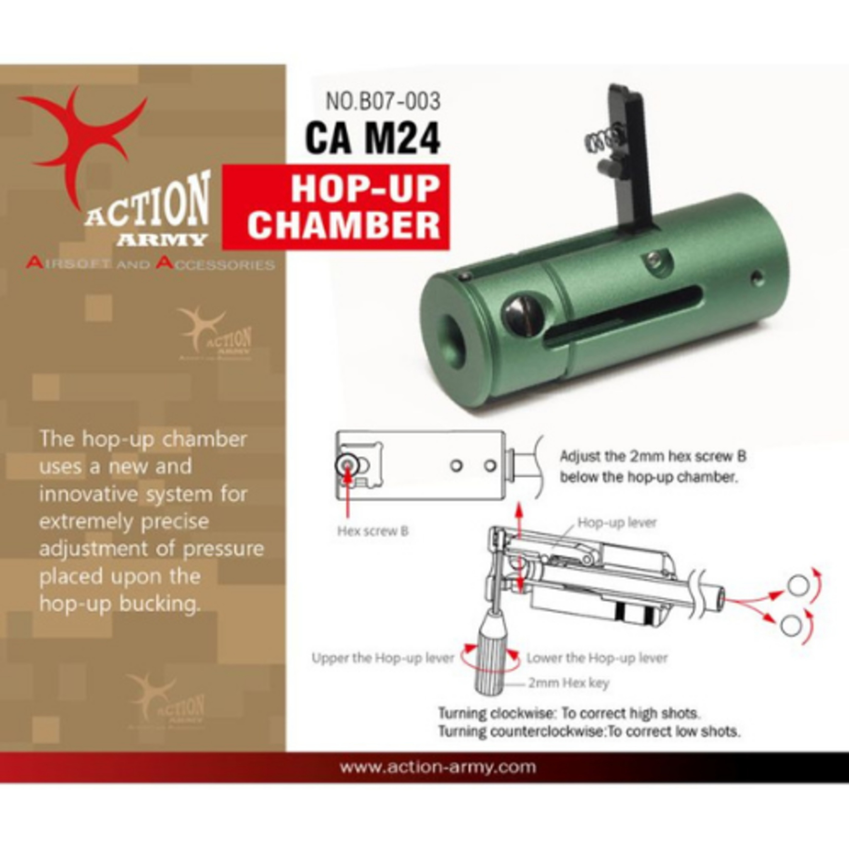 Action Army CA M24 Hop Up Chamber