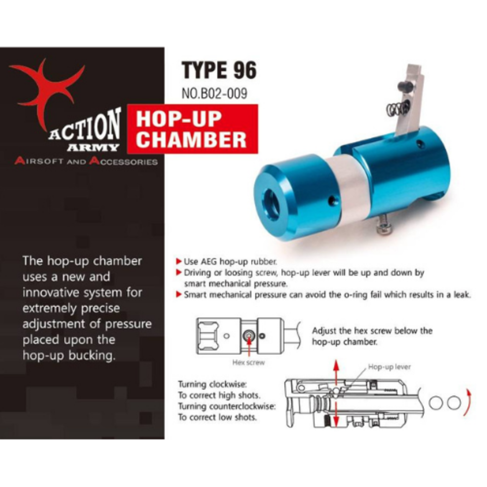 Action Army L96/Type 96 Hop Up Chamber