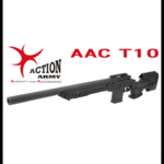 Action Army AAC T10 Airsoft Sniper Rifle Black