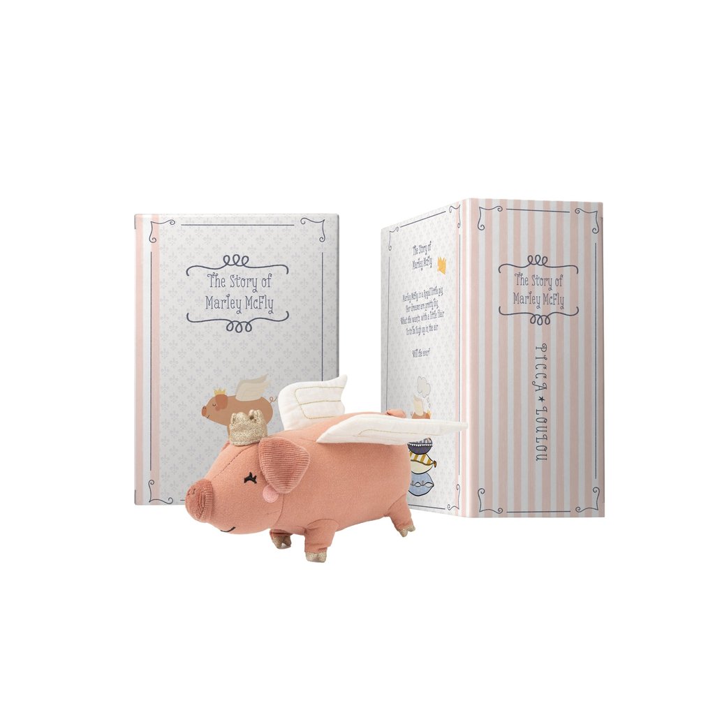 picca loulou Marley McFly Pig Pink in giftbox – 20 cm