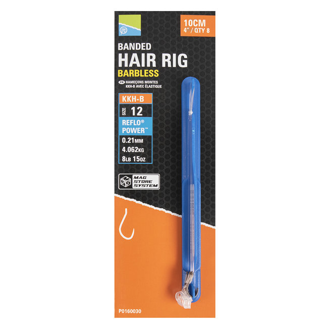 Preston Innovations KKH-B | Banded Hair Rigs | Onderlijn met bait band