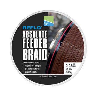 Preston Innovations Reflo Absolute Feeder Braid | Gevlochten lijn