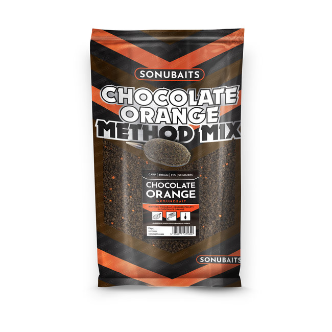 Sonubaits Chocolate Orange Method Feeder | 2kg | Grondvoer