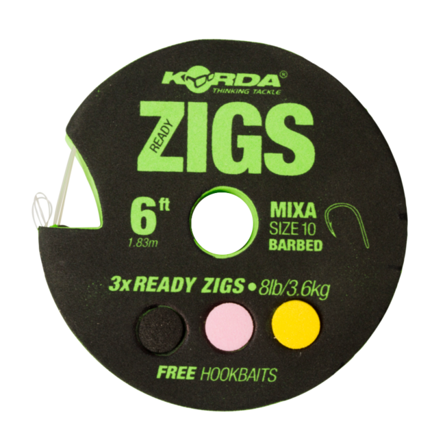 Korda Ready Zigs (3 stuks) | Haakmaat 10