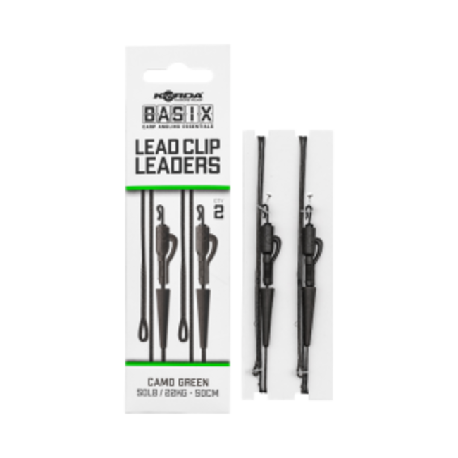 Korda Basix Lead Clip Leaders (2 stuks)