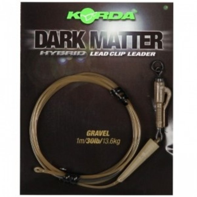 Korda Dark Matter 40lb Leader Hybrid Lead Clip